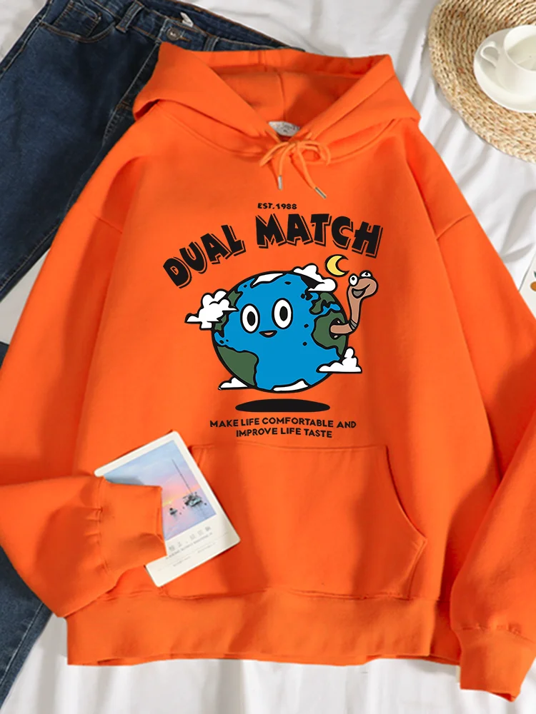 Dual Match Turtle Planetprinting Sweatshirts Woman Autumn Warm Hoodies Casual Loose Hoodie Fashion Fleece Comfortable Clothes
Dual Match Turtle Planetprinting Sweatshirts Woman Autumn Warm Hoodies Casual Loose Hoodie Fashion Fleece Comfortable Clothes