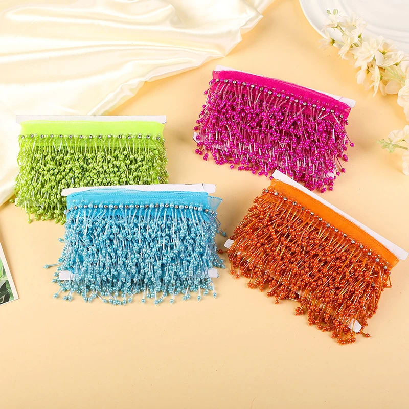 5 Yards Bead Tassel Fringe Lace Trim Rhinestones Pearl Bead Lace Yarn Lace Ribbon Dance Costume Clothes Diy Sewing Accessory
5 Yards Bead Tassel Fringe Lace Trim Rhinestones Pearl Bead Lace Yarn Lace Ribbon Dance Costume Clothes Diy Sewing Accessory