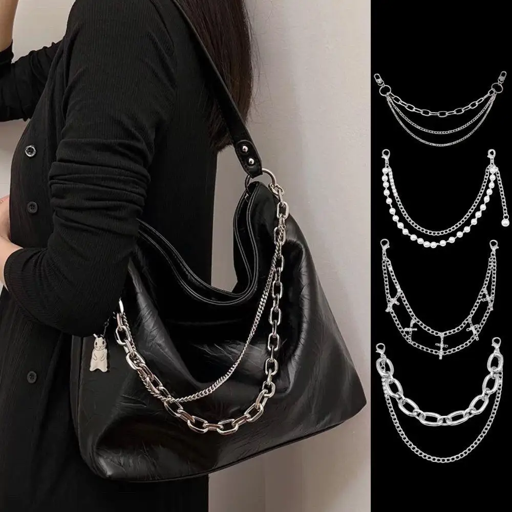 Многослойные металлические подвески, цепочка для сумки, подвеска в виде креста, украшение для рюкзака, сделай сам, изысканная жемчужная цепочка для кошелька, женская и мужская сумка, аксессуары
Многослойные металлические подвески, цепочка для сумки, подвеска в виде креста, украшение для рюкзака, сделай сам, изысканная жемчужная цепочка для кошелька, женская и мужская сумка, аксессуары