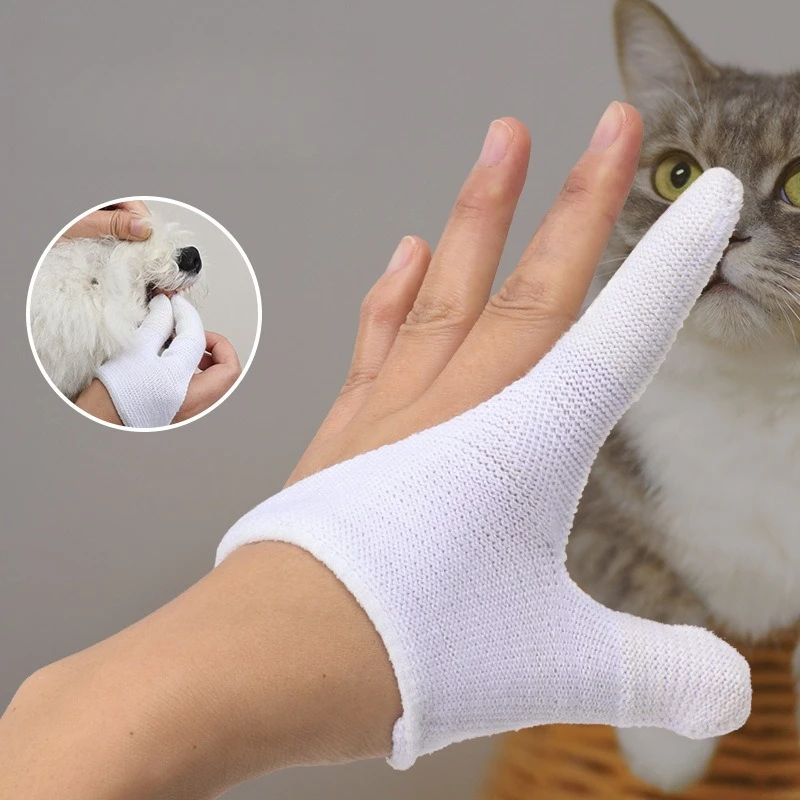 Two-finger Pet Tooth Brush Dog Cat Oral Cleaning Tools Finger Teeth Gloves For Puppy Kittens Pet Nursing Supplies Tooth Decay
Two-finger Pet Tooth Brush Dog Cat Oral Cleaning Tools Finger Teeth Gloves For Puppy Kittens Pet Nursing Supplies Tooth Decay