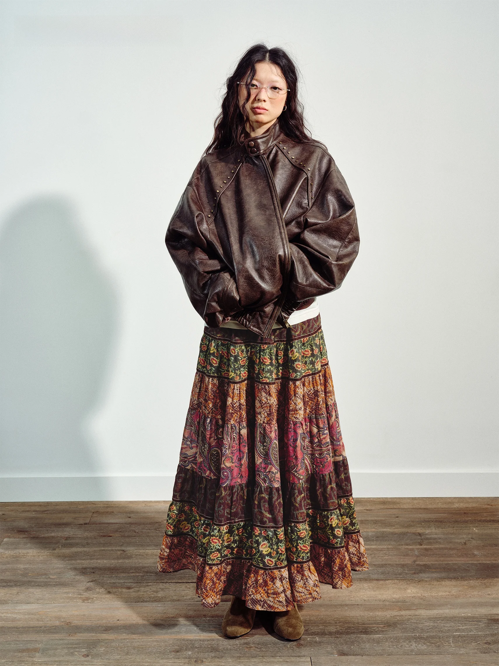 Кожаная куртка VERMO Retro Round Ape 3D с заклепками, молодежная повседневная, с длинными рукавами, на молнии, из искусственной кожи
Кожаная куртка VERMO Retro Round Ape 3D с заклепками, молодежная повседневная, с длинными рукавами, на молнии, из искусственной кожи