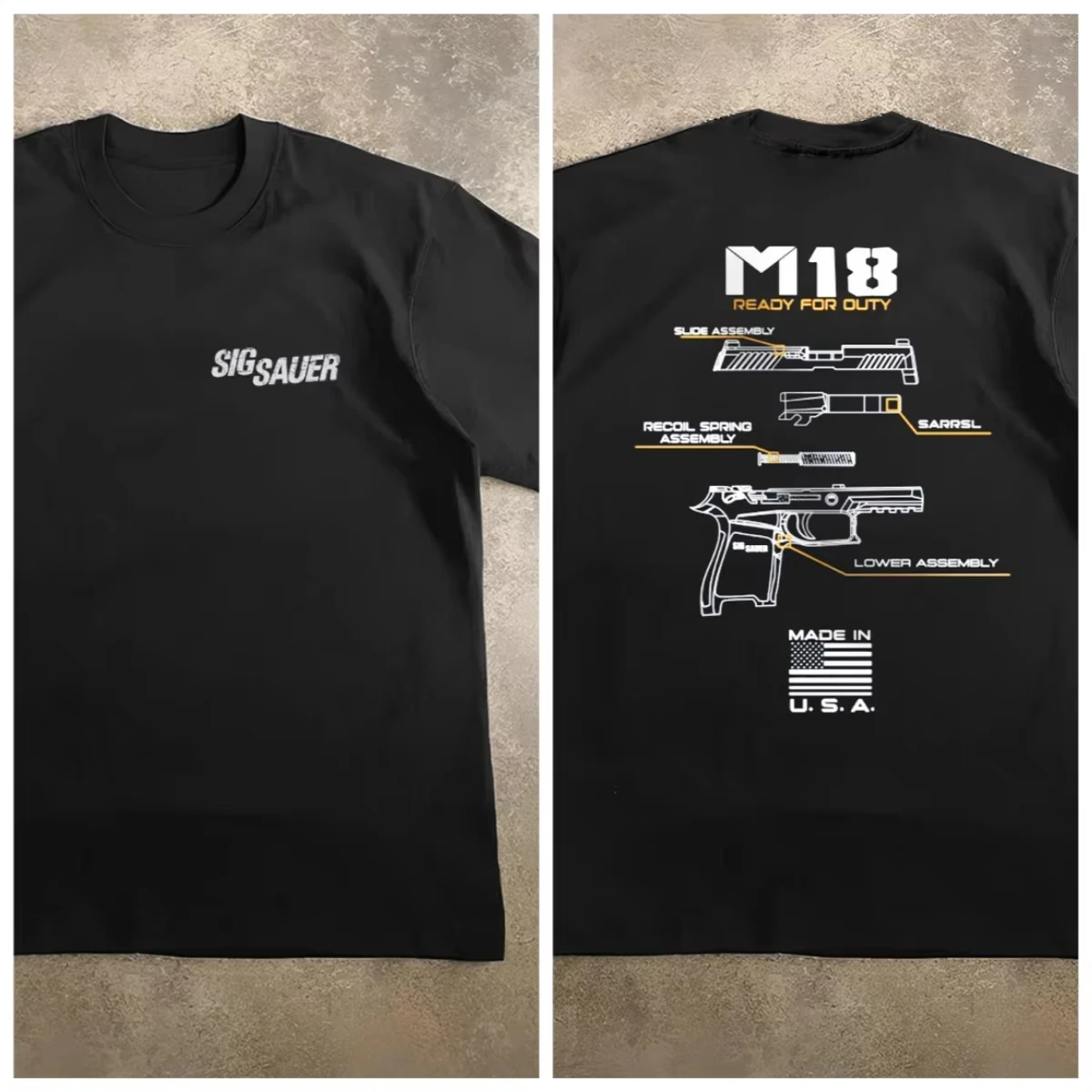 Мужская и женская футболка Sigsauer M18, дышащая футболка с графическим рисунком, непринужденная спортивная уличная одежда, свободная повседневная футболка большого размера, модный топ Y2k
Мужская и женская футболка Sigsauer M18, дышащая футболка с графическим рисунком, непринужденная спортивная уличная одежда, свободная повседневная футболка большого размера, модный топ Y2k