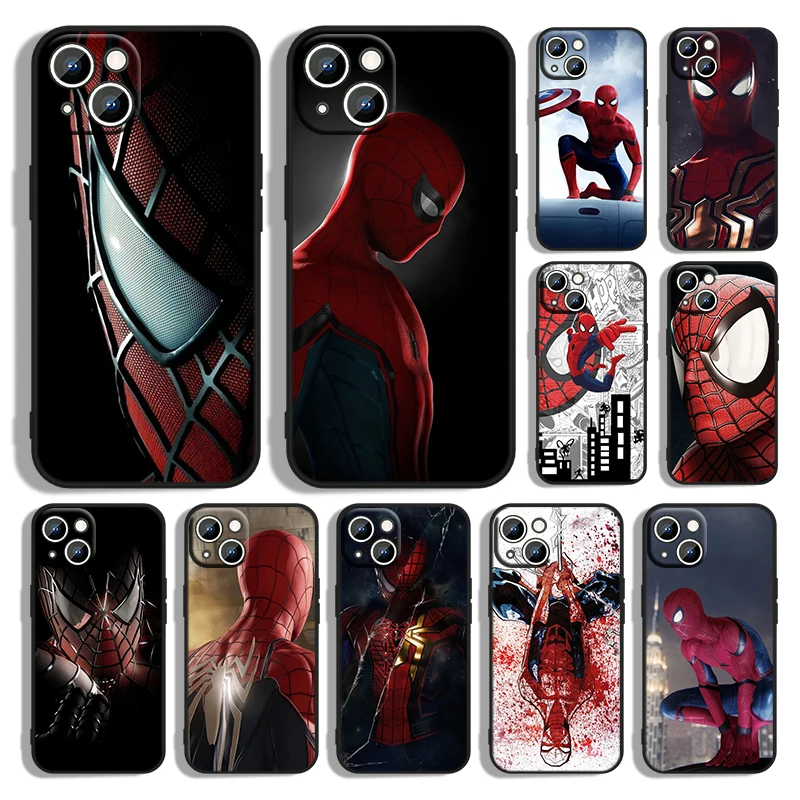 Spider-Man Hero Phone Case For Apple iPhone 14 13 12 11 Pro Max mini XS XR X 8 7 6S 6 Plus Black Soft Funda Back Cover Coque
Spider-Man Hero Phone Case For Apple iPhone 14 13 12 11 Pro Max mini XS XR X 8 7 6S 6 Plus Black Soft Funda Back Cover Coque