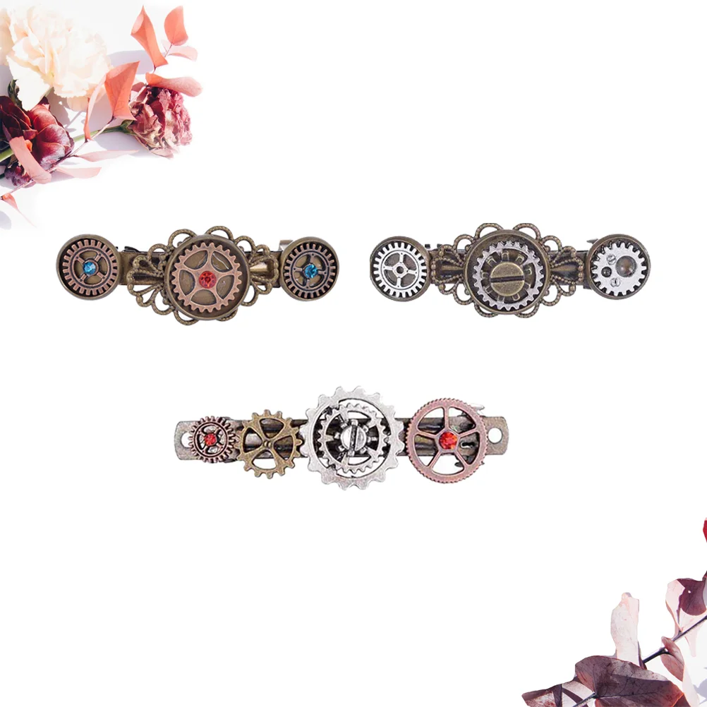 3 Pcs Hair Barrettes Curler Steampunk Party Headwear Accessories Women Clip Pins Fashion Decoration
3 Pcs Hair Barrettes Curler Steampunk Party Headwear Accessories Women Clip Pins Fashion Decoration