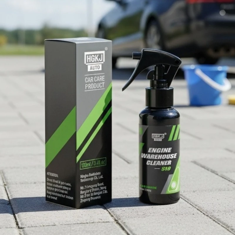 Очиститель отсека двигателя автомобиля: мощный спрей для глубокого обезжиривания и удаления тяжелой масляной пыли, деталь S19
Очиститель отсека двигателя автомобиля: мощный спрей для глубокого обезжиривания и удаления тяжелой масляной пыли, деталь S19