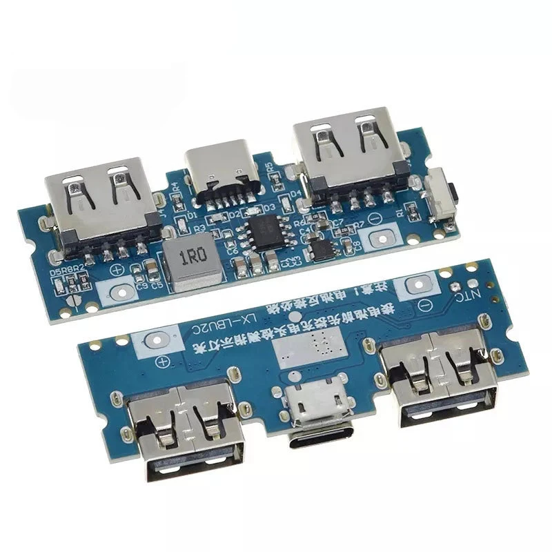 1/2~50/100Pcs Dual USB Charging Treasure Power Board Boost Module Type-c Charging Port 2.4A Mobile Power DIY Motherboard 5V
1/2~50/100Pcs Dual USB Charging Treasure Power Board Boost Module Type-c Charging Port 2.4A Mobile Power DIY Motherboard 5V