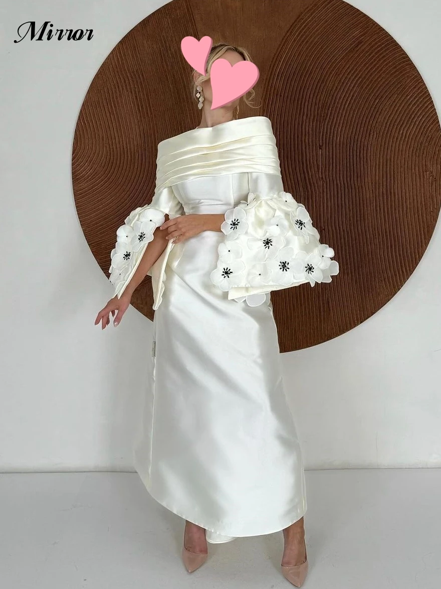 Mirror Dress Elegant Vintage Sweet Beige Flowers Beads Ruffle Boat Neck Customize Formal Occasion Prom Dress Evening Party Gowns
Mirror Dress Elegant Vintage Sweet Beige Flowers Beads Ruffle Boat Neck Customize Formal Occasion Prom Dress Evening Party Gowns