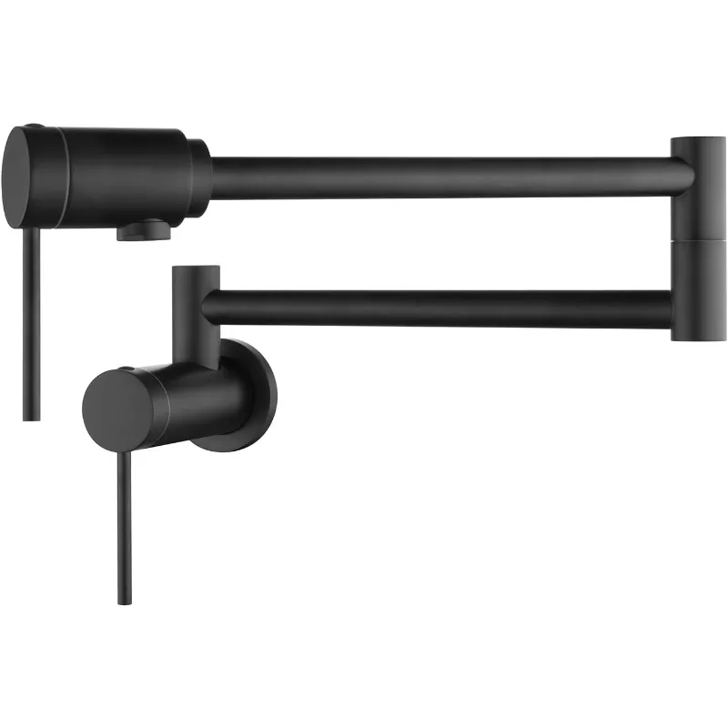 Wall Mount Kitchen Pot Filler Faucet 360° Swivel Folding Swing Arm Built-in Bearing Joint Technology, for Kitchen Stove, Coffee
Wall Mount Kitchen Pot Filler Faucet 360° Swivel Folding Swing Arm Built-in Bearing Joint Technology, for Kitchen Stove, Coffee