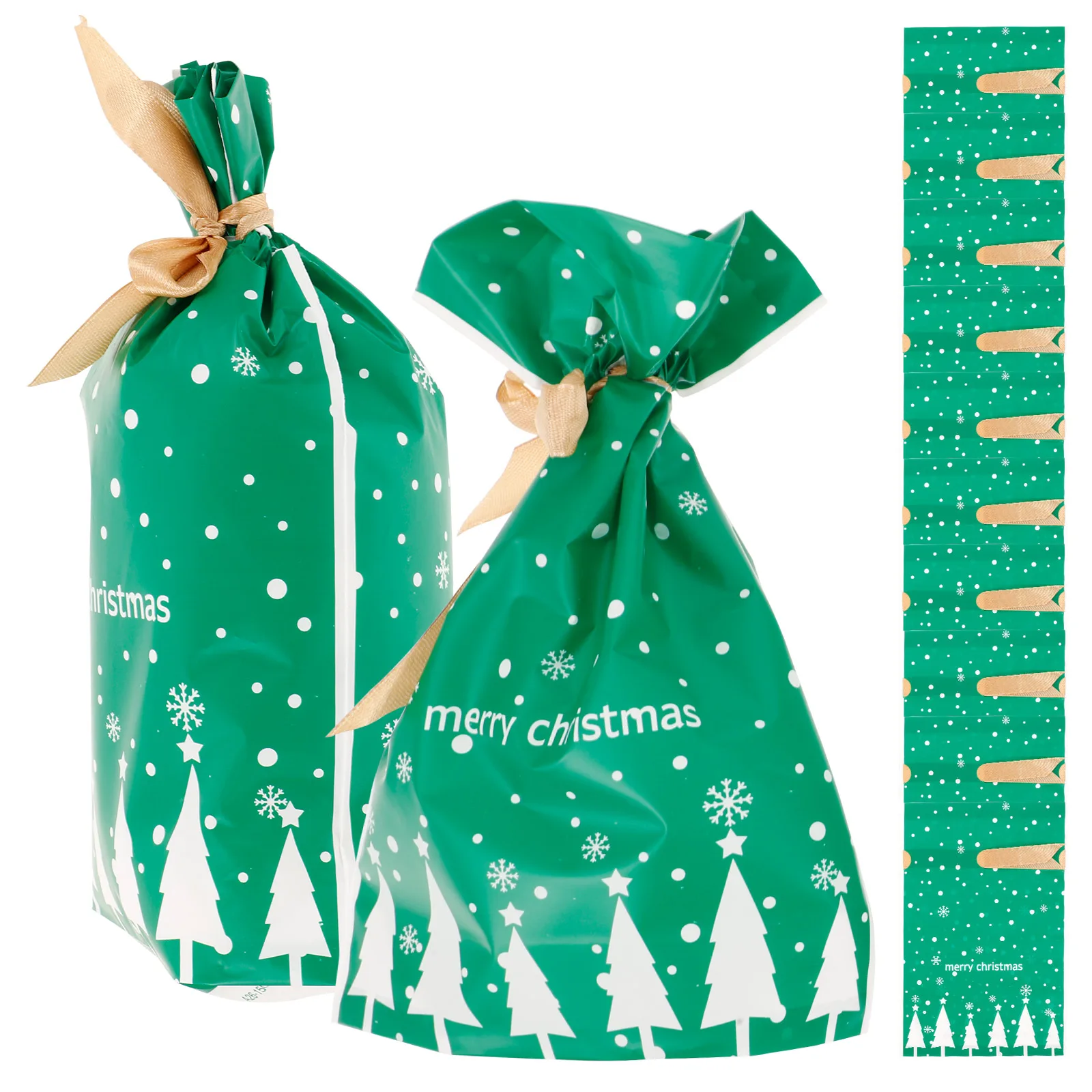 50 Pcs Wrapping Christmas Bags for Packing Gifts Cookies Mints Small Presents Printing Bags Drawstring Bag
50 Pcs Wrapping Christmas Bags for Packing Gifts Cookies Mints Small Presents Printing Bags Drawstring Bag