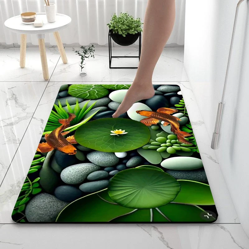 cobble stone Fish Print Mat Rug For Bath And Kitch Super Absorbent Quick Dry Rubber Backed Dirt Resistant Bath Rugs Mats
cobble stone Fish Print Mat Rug For Bath And Kitch Super Absorbent Quick Dry Rubber Backed Dirt Resistant Bath Rugs Mats