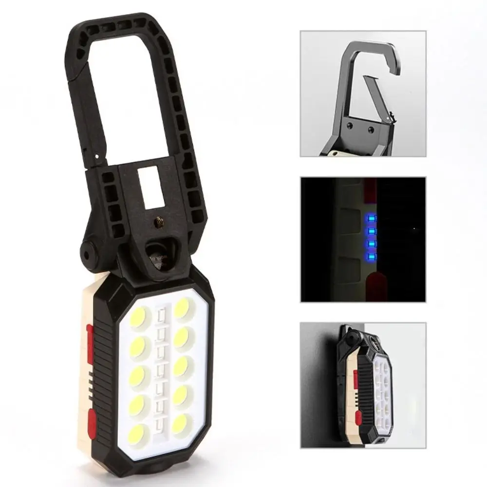 Magnetic Hook Portable LED Worklight Waterproof Design Power Display Rechargeable Flashlight Super Bright COB Work Light
Magnetic Hook Portable LED Worklight Waterproof Design Power Display Rechargeable Flashlight Super Bright COB Work Light