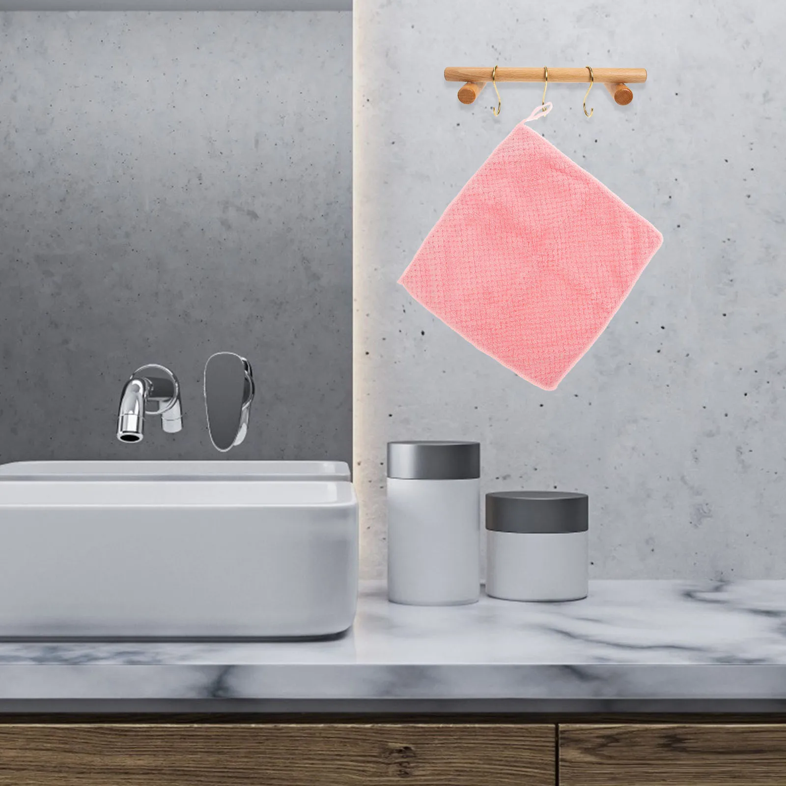 10Pcs Coral Fleece Hand Towels Hanging Loop Quick Dry Absorbent Hand Towels for Kitchen Bathroom Restroom Use Absorbent Towel
10Pcs Coral Fleece Hand Towels Hanging Loop Quick Dry Absorbent Hand Towels for Kitchen Bathroom Restroom Use Absorbent Towel