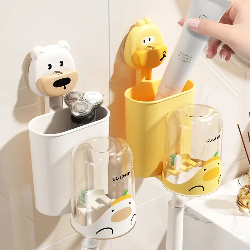 Toothbrush Holder Wall Mounted Holder Cup Rack Wall Mounted Toothbrush Toothpaste Dispenser Bathroom Accessory Organizer Rack
Toothbrush Holder Wall Mounted Holder Cup Rack Wall Mounted Toothbrush Toothpaste Dispenser Bathroom Accessory Organizer Rack