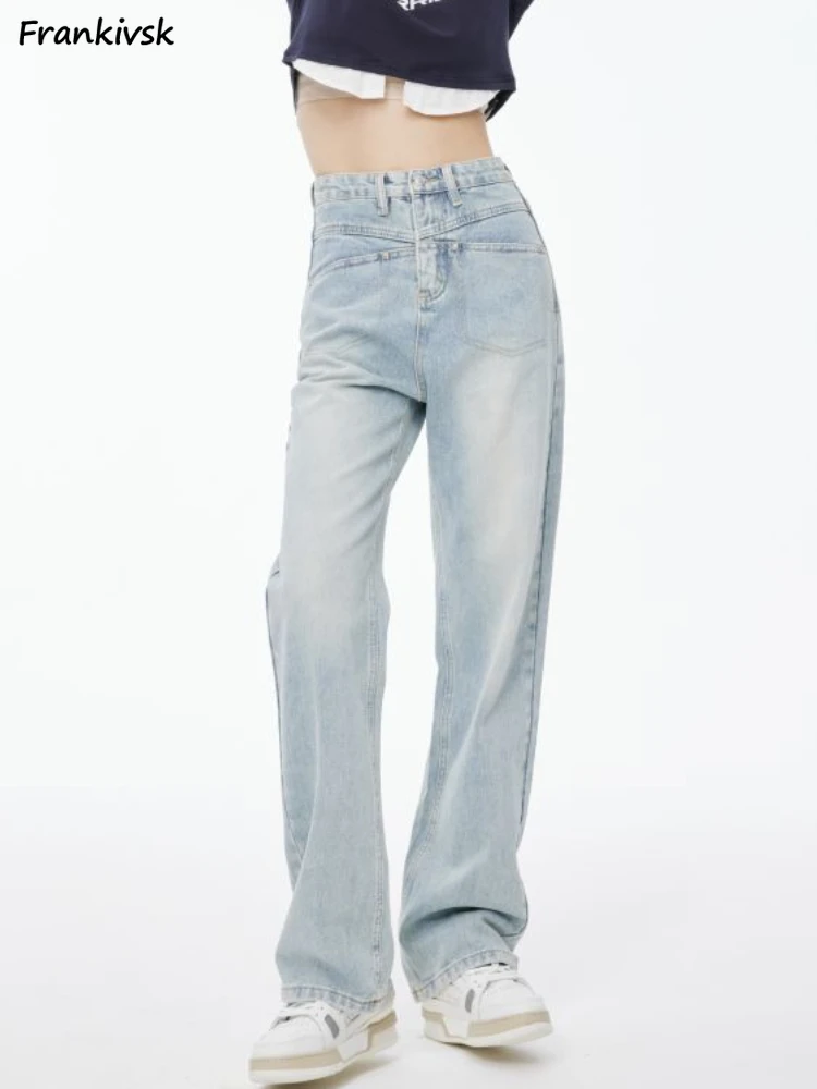 Solid Jeans Women Pocket Loose Wide Leg Commute Simple Stylish Summer High Street All-match Stretchy Japanese Style Trousers
Solid Jeans Women Pocket Loose Wide Leg Commute Simple Stylish Summer High Street All-match Stretchy Japanese Style Trousers