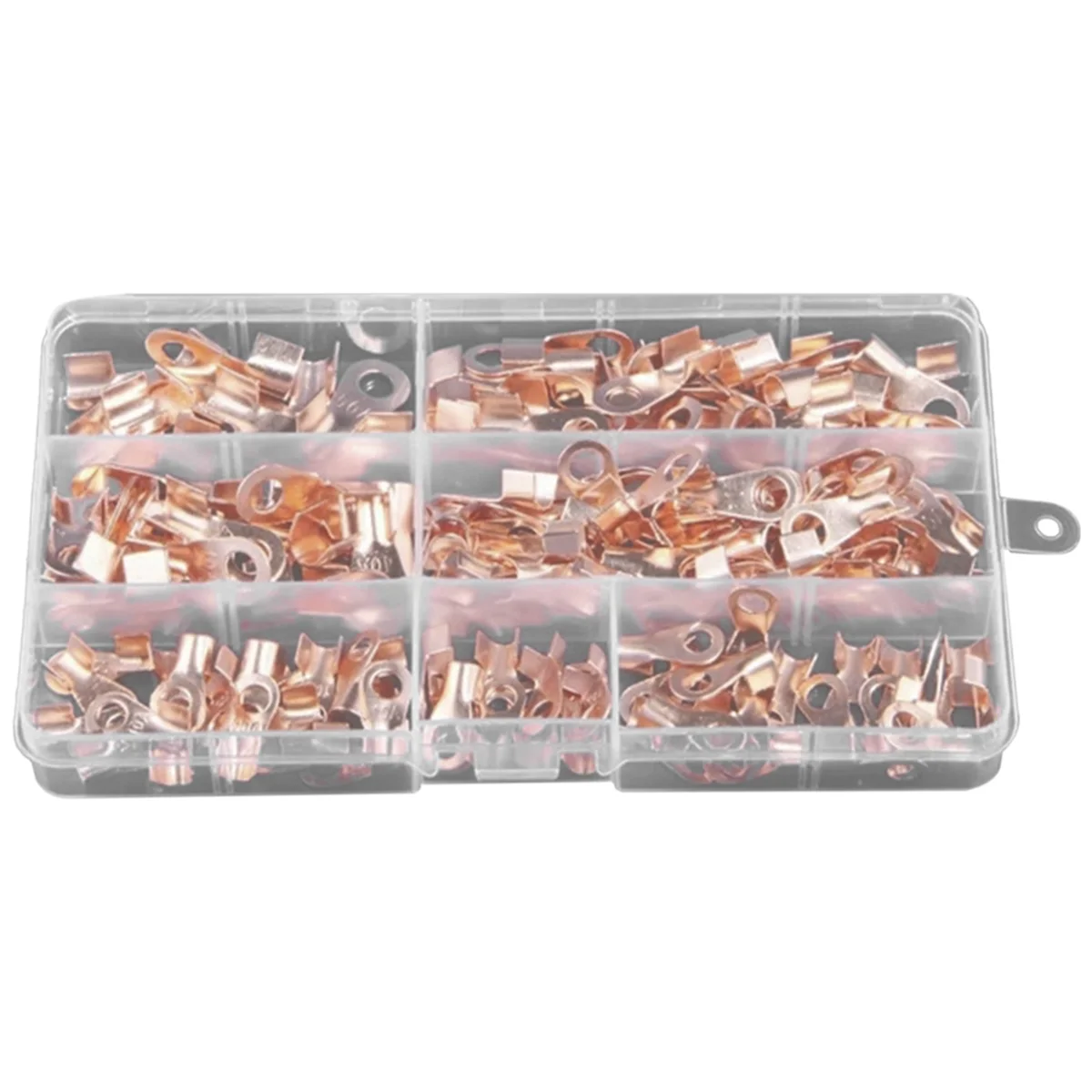 RTCX-160PCS 10A-50A Open Crimp Ring Connector OT Cable Electrical Wire Terminal Copper Lugs Terminal Connectors Kit
RTCX-160PCS 10A-50A Open Crimp Ring Connector OT Cable Electrical Wire Terminal Copper Lugs Terminal Connectors Kit
