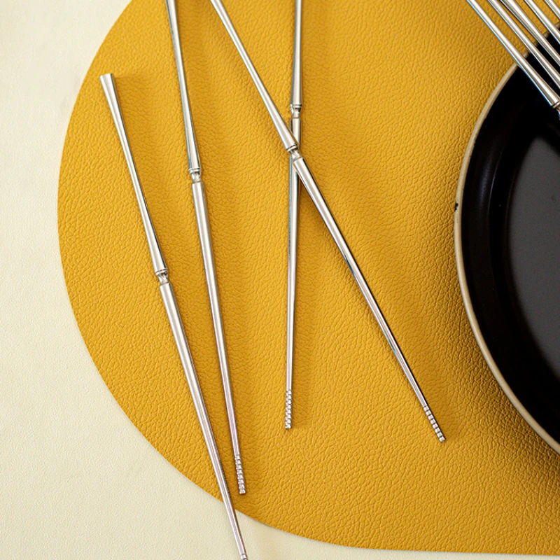 Household Small Waist Chopsticks, 304 Stainless Steel, Non-Slip Chopsticks, Creative, Exquisite European Tableware, Metal Set
Household Small Waist Chopsticks, 304 Stainless Steel, Non-Slip Chopsticks, Creative, Exquisite European Tableware, Metal Set