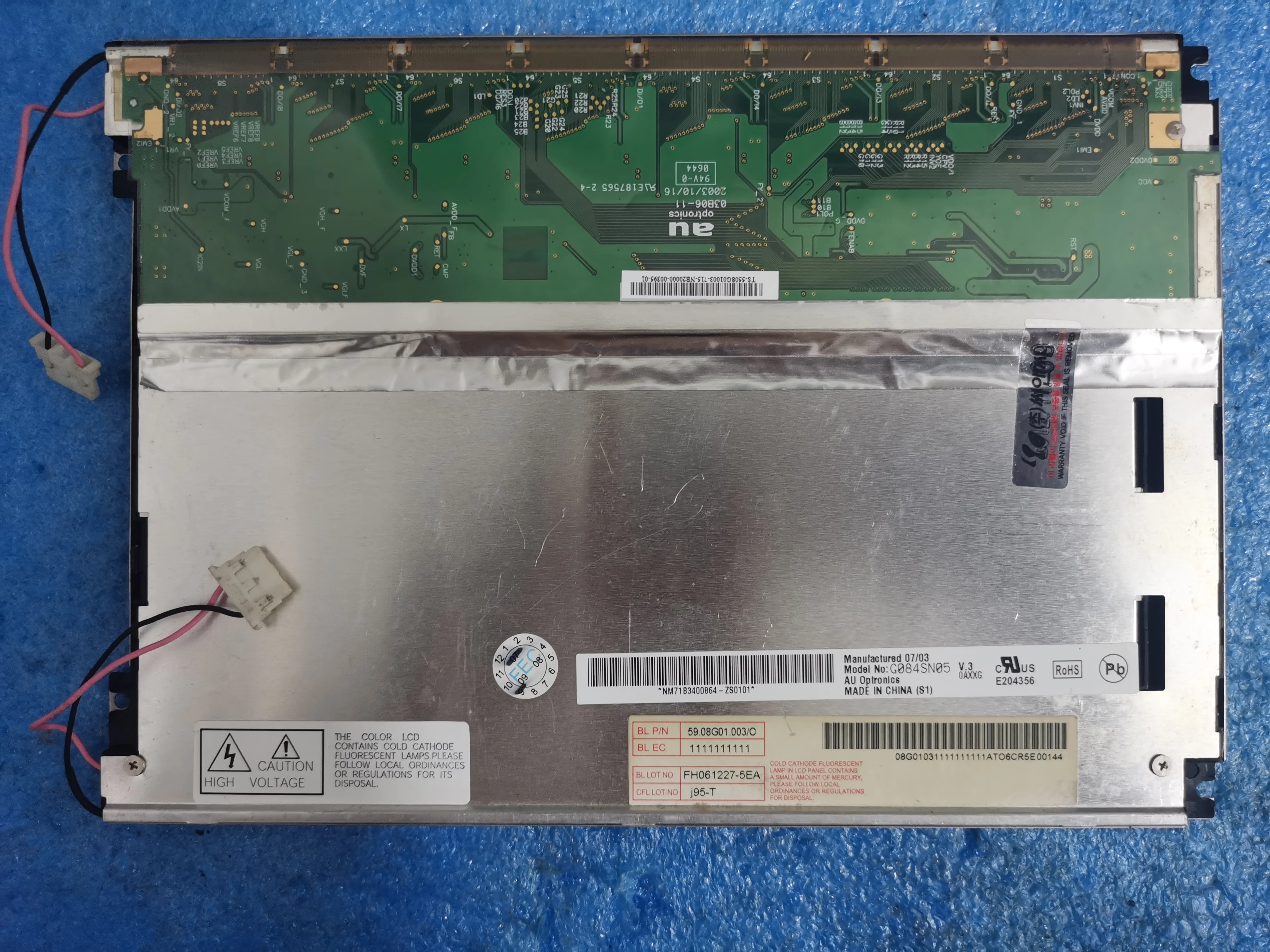 Original G084SN05 V3 8.4-inch industrial screen, tested in stock G084SN05 V1 G084SN05 V4 G084SN05 V7
Original G084SN05 V3 8.4-inch industrial screen, tested in stock G084SN05 V1 G084SN05 V4 G084SN05 V7