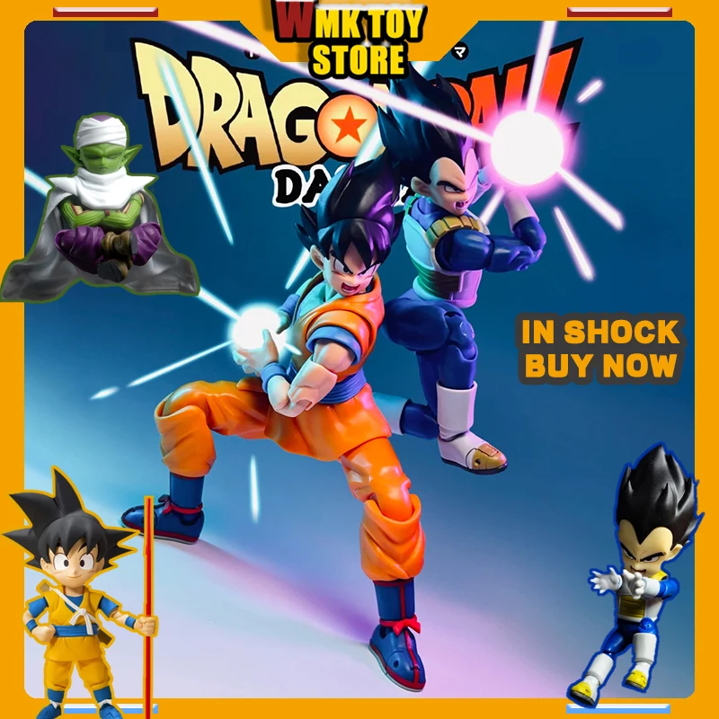 Bandai Original SHF Dragon Ball Goku & Vegeta DAIMA Anime Action Figure Mini Model Fighter Finished Dolls Toys Gift For Kid
Bandai Original SHF Dragon Ball Goku & Vegeta DAIMA Anime Action Figure Mini Model Fighter Finished Dolls Toys Gift For Kid