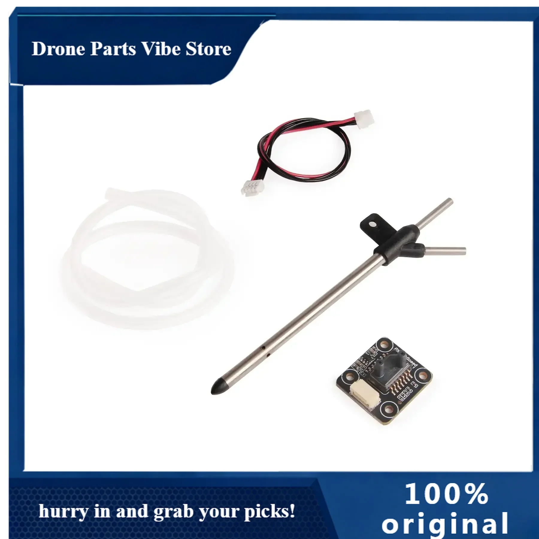 Цифровой датчик скорости APHolybro MS5525DSO для автопилота и контроллера полета PX4
Цифровой датчик скорости APHolybro MS5525DSO для автопилота и контроллера полета PX4