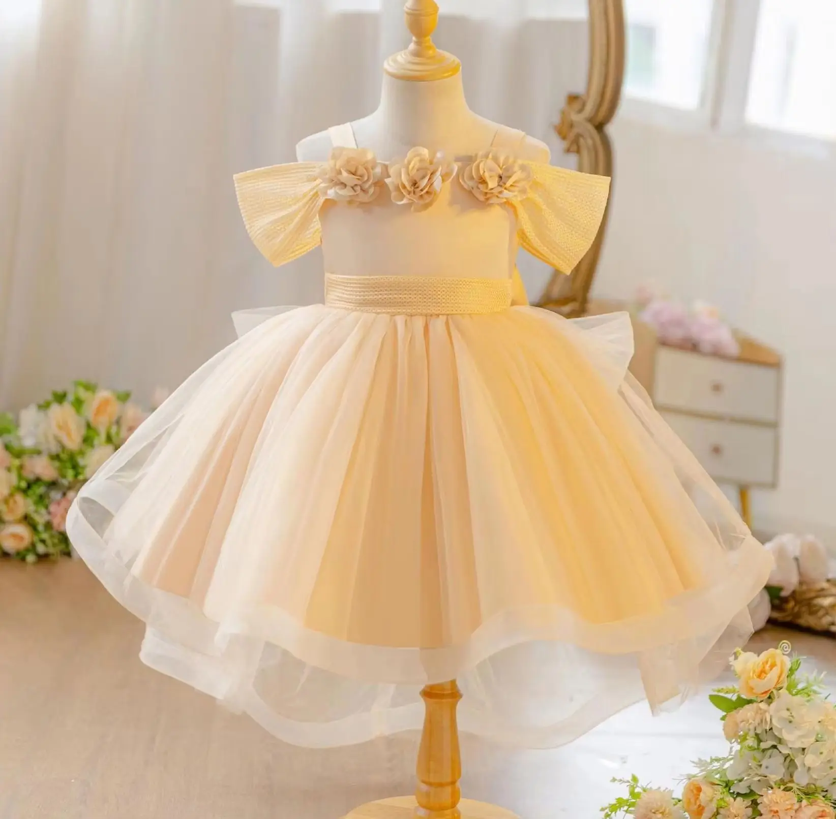 New Children Girl Party Dress for Wedding Girls' Princess Dresses Kid Festival Clothes Puffy
New Children Girl Party Dress for Wedding Girls' Princess Dresses Kid Festival Clothes Puffy