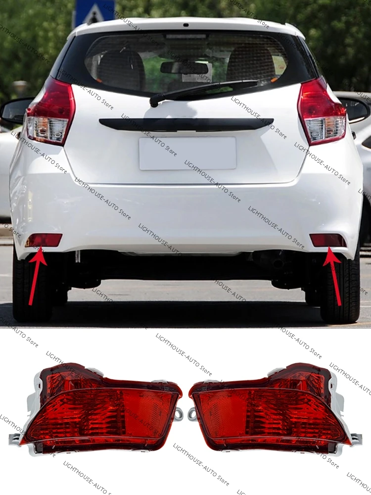 For Toyota Yaris 2014-2016 Rear Bumper Reflector Rear Brake Lamp Rear Bumper Light Red Rear Fog Light
For Toyota Yaris 2014-2016 Rear Bumper Reflector Rear Brake Lamp Rear Bumper Light Red Rear Fog Light