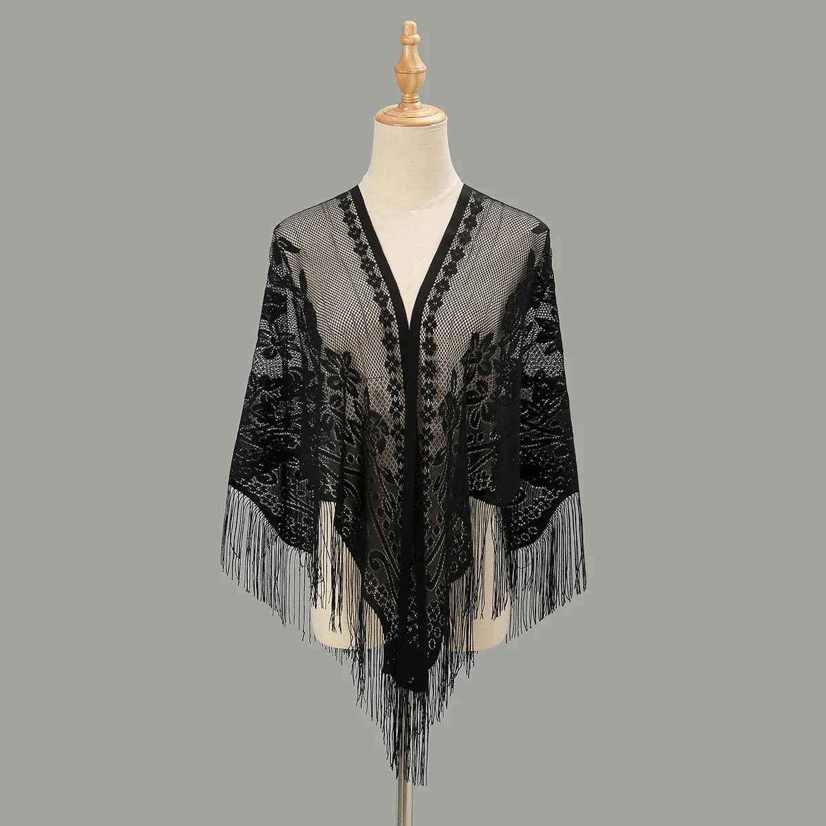 Solid Color Hollow Out Long Fringe Women Triangular Scarf Shawl Fashion Spring Summer Ventilate Scarf For Women
Solid Color Hollow Out Long Fringe Women Triangular Scarf Shawl Fashion Spring Summer Ventilate Scarf For Women