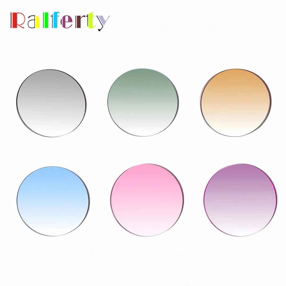 Ralferty Colorful Tinted Sunglasses Lenses Prescription Optical Lens Gray Purple Green Blue Myopia Hyperopia Glasses 1.56 1.67
Ralferty Colorful Tinted Sunglasses Lenses Prescription Optical Lens Gray Purple Green Blue Myopia Hyperopia Glasses 1.56 1.67