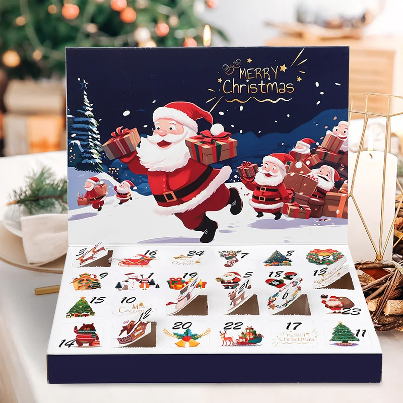24Grids Christmas Countdown Advent Calendar Empty Boxes DIY Fillable Surprise Gift Box for Kids Christmas Festival New Year 2026 
24Grids Christmas Countdown Advent Calendar Empty Boxes DIY Fillable Surprise Gift Box for Kids Christmas Festival New Year 2026