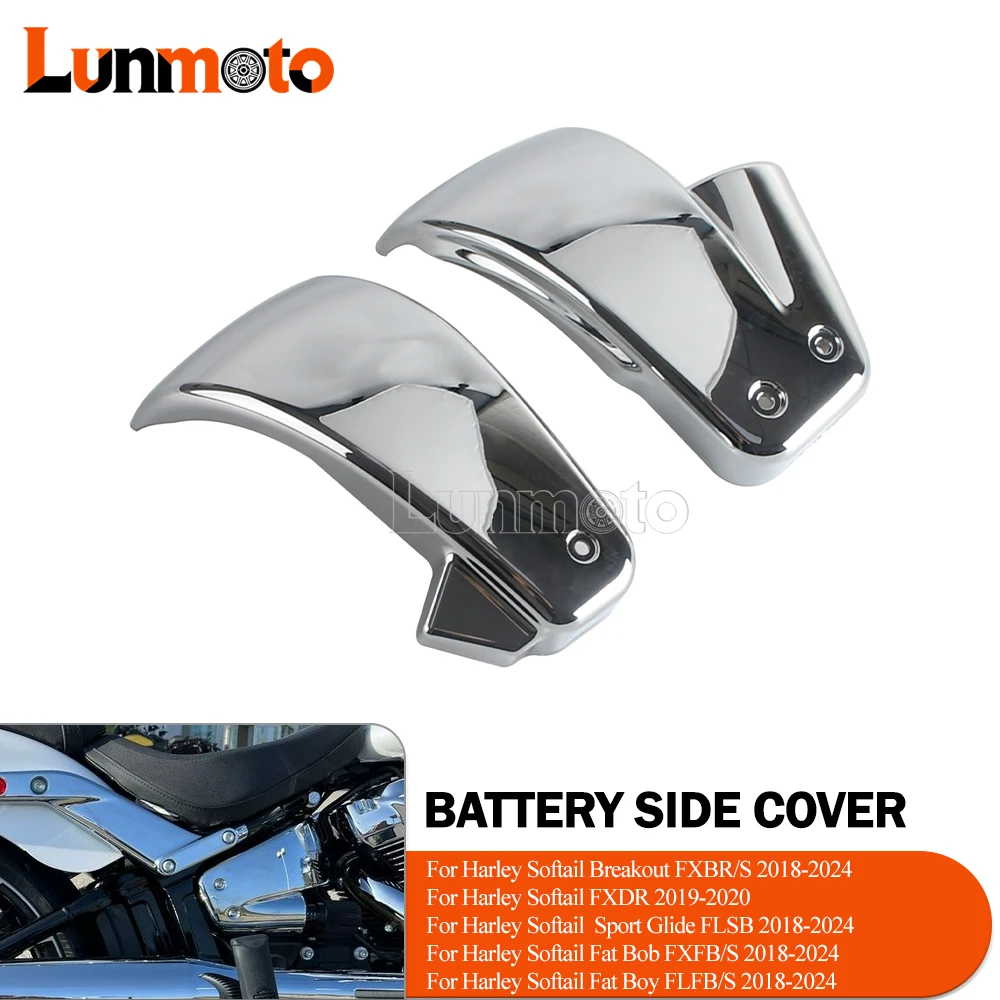 Motorcycle Battery Side Fairing Cover For Harley M8 Softail Breakout Fat Bob Sport Glide FXBR/S FXFB/S FLSB FXDR FLFB/S 2018-24
Motorcycle Battery Side Fairing Cover For Harley M8 Softail Breakout Fat Bob Sport Glide FXBR/S FXFB/S FLSB FXDR FLFB/S 2018-24