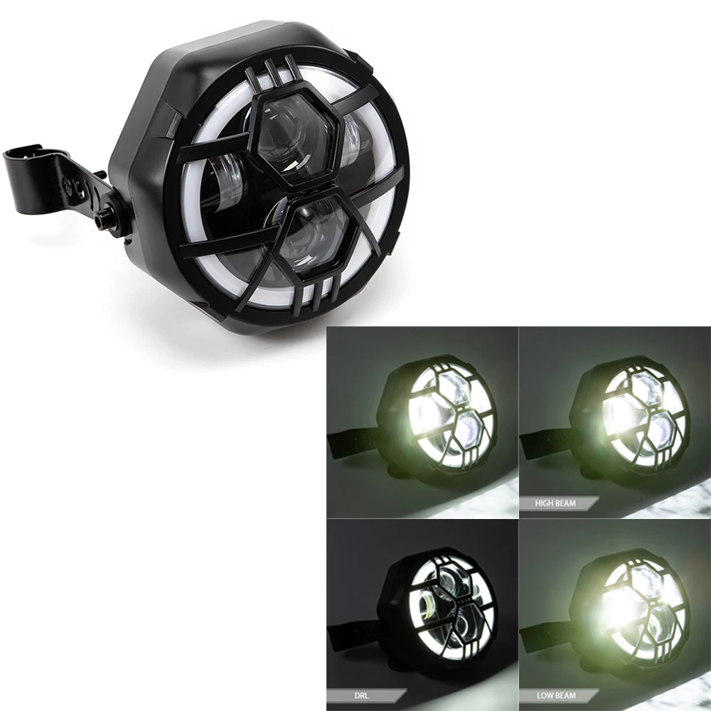 Waterproof LED Bike Round Retro Lamp Side Mount Headlamp 6.3Inch Motorcycle Headlight Lights Bracket 48V Moto Front Strong Light
Waterproof LED Bike Round Retro Lamp Side Mount Headlamp 6.3Inch Motorcycle Headlight Lights Bracket 48V Moto Front Strong Light