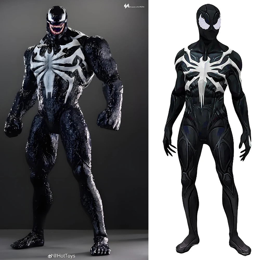 Marvel Riv als Cosplay Bully Symbiote Venom Spiderman Costume 3DPrinted Spandex Bodysuit Zentai Suits Outfit Halloween Adult
Marvel Riv als Cosplay Bully Symbiote Venom Spiderman Costume 3DPrinted Spandex Bodysuit Zentai Suits Outfit Halloween Adult