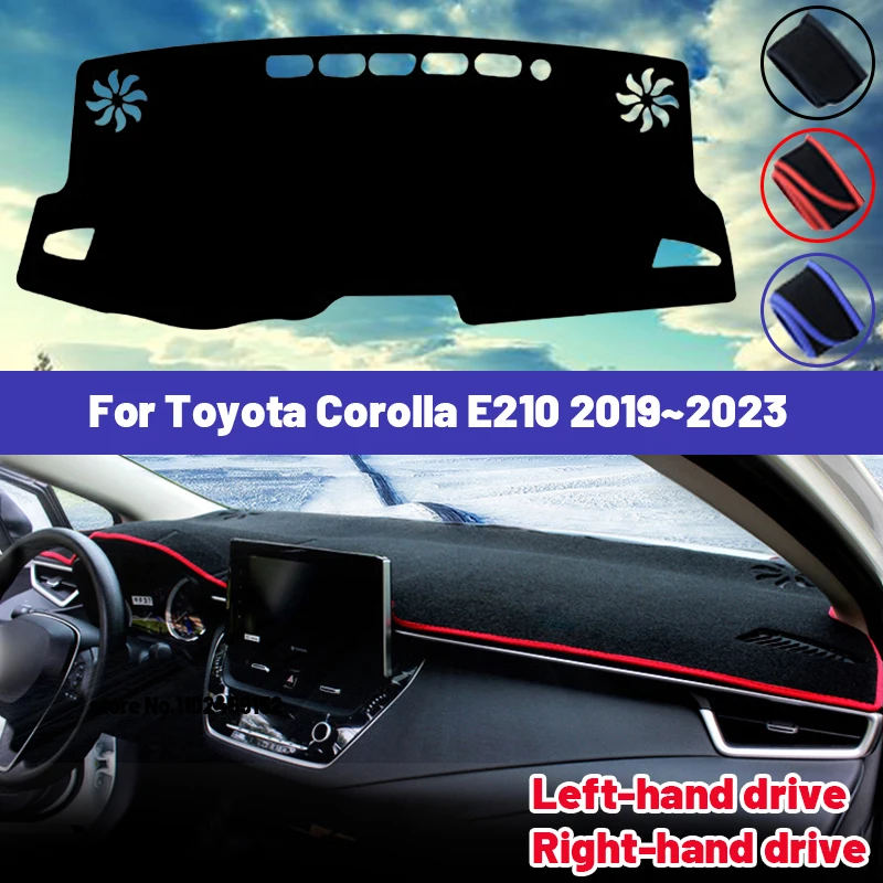 Высококачественный коврик для приборной панели автомобиля Toyota Corolla E210 2019 2020 2021 2022 2023, солнцезащитный козырек для защиты от фотоэлементов, коврики с защитой от УФ-лучей 
Высококачественный коврик для приборной панели автомобиля Toyota Corolla E210 2019 2020 2021 2022 2023, солнцезащитный козырек для защиты от фотоэлементов, коврики с защитой от УФ-лучей
