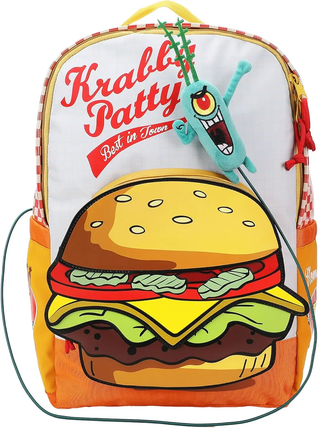 Spongebob Squarepants Krabby Patty Meal Backpack 17.5" Adult Novelty Design
Spongebob Squarepants Krabby Patty Meal Backpack 17.5" Adult Novelty Design