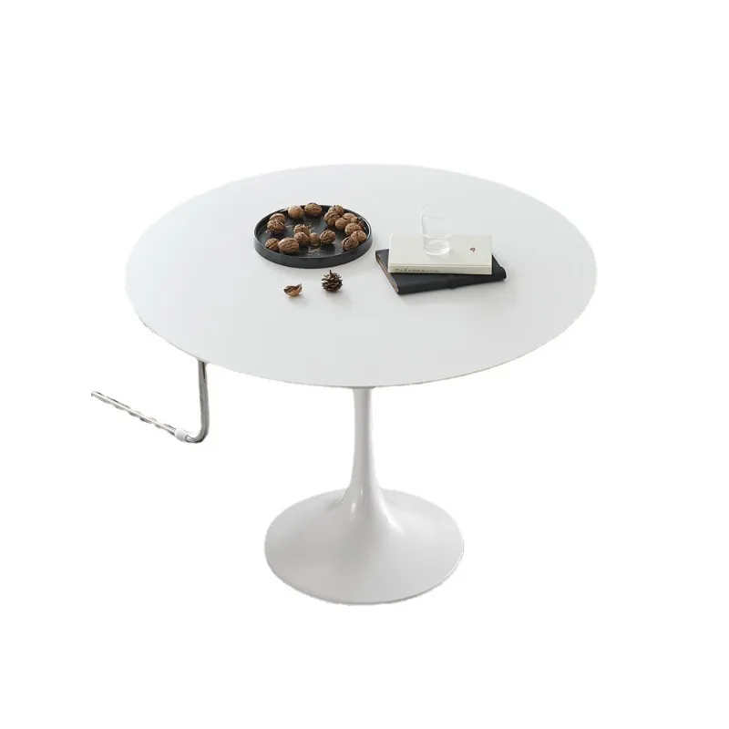 Rock slab round dining table negotiation table and chair combination light luxury small round table
Rock slab round dining table negotiation table and chair combination light luxury small round table