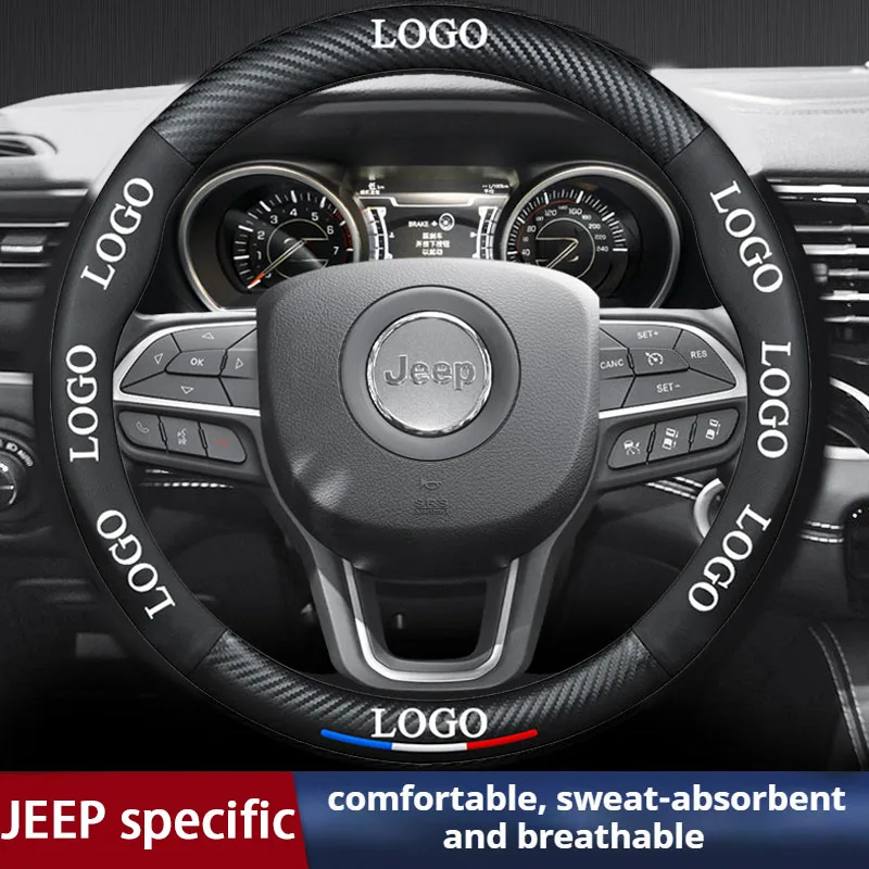 Car Steering Wheel Cover For Jeep SRT Renegade Compass Wrangler JK TJ Patriot Grand Cherokee Trail Hawk nappa Auto Accessories
Car Steering Wheel Cover For Jeep SRT Renegade Compass Wrangler JK TJ Patriot Grand Cherokee Trail Hawk nappa Auto Accessories