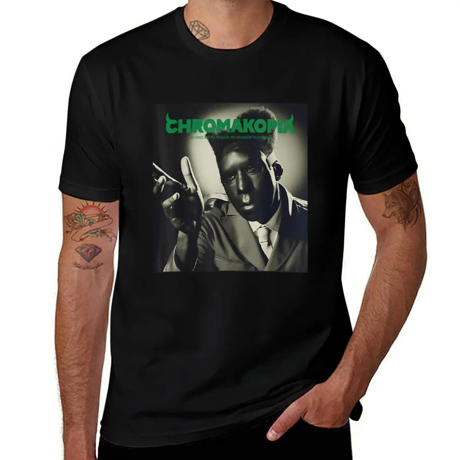 Chromakopia T-Shirt plus sizes funny costumes graphic shirts customizeds t shirts for men graphic
Chromakopia T-Shirt plus sizes funny costumes graphic shirts customizeds t shirts for men graphic