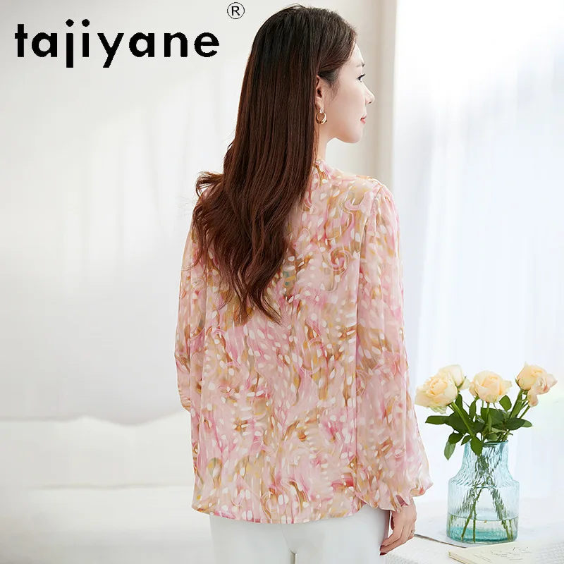 TAJIYANE 14MM 100% Mulberry Silk Shirt for Woman Printed Floral Spring Tops Lantern Sleeves Blouse 2026 Women Clothing рубашка
TAJIYANE 14MM 100% Mulberry Silk Shirt for Woman Printed Floral Spring Tops Lantern Sleeves Blouse 2026 Women Clothing рубашка