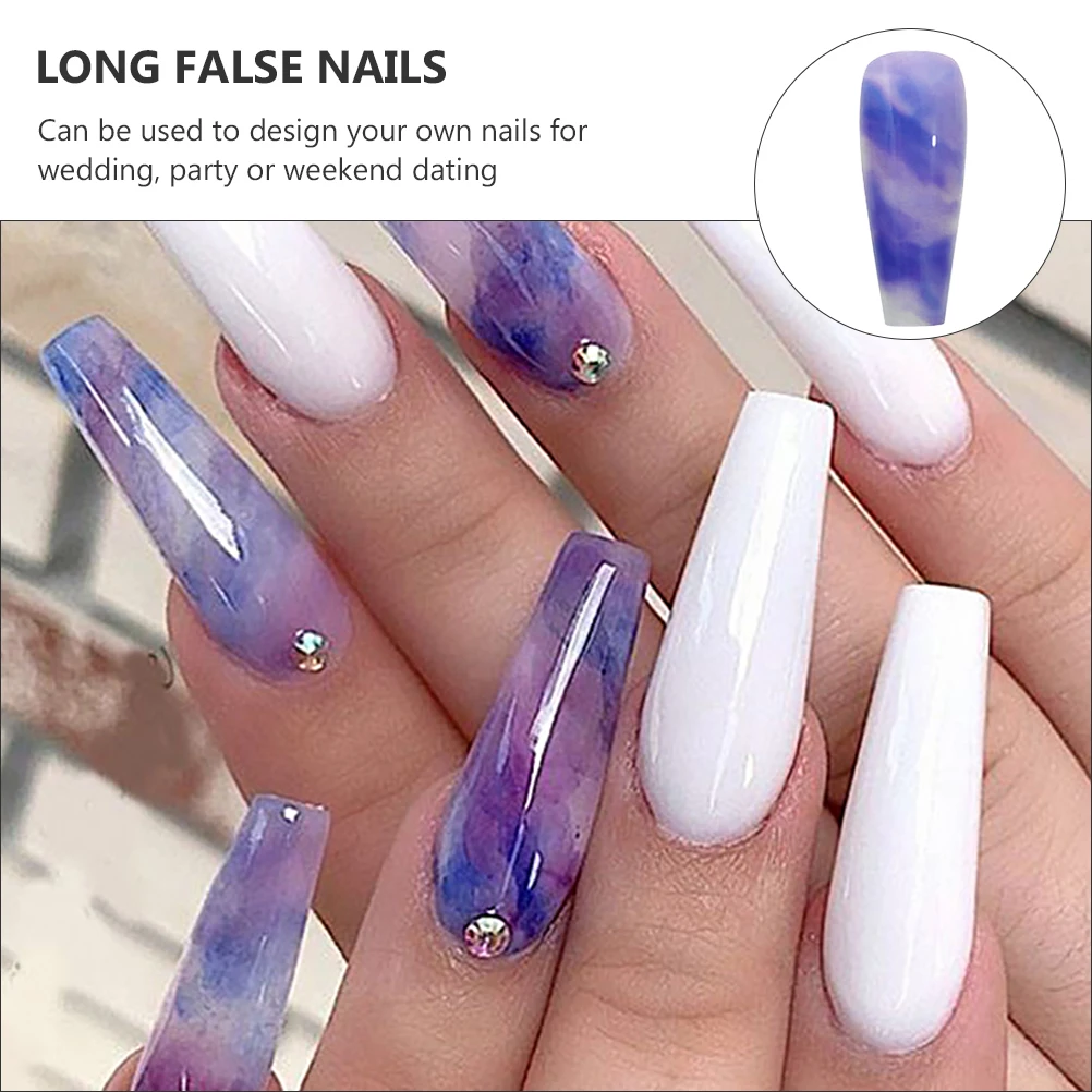 24 Pcs False Nails Plastic Artificial Tip Full Cover Salon Grade Long Durable Ultra Thin Wedding Party Christmas
24 Pcs False Nails Plastic Artificial Tip Full Cover Salon Grade Long Durable Ultra Thin Wedding Party Christmas