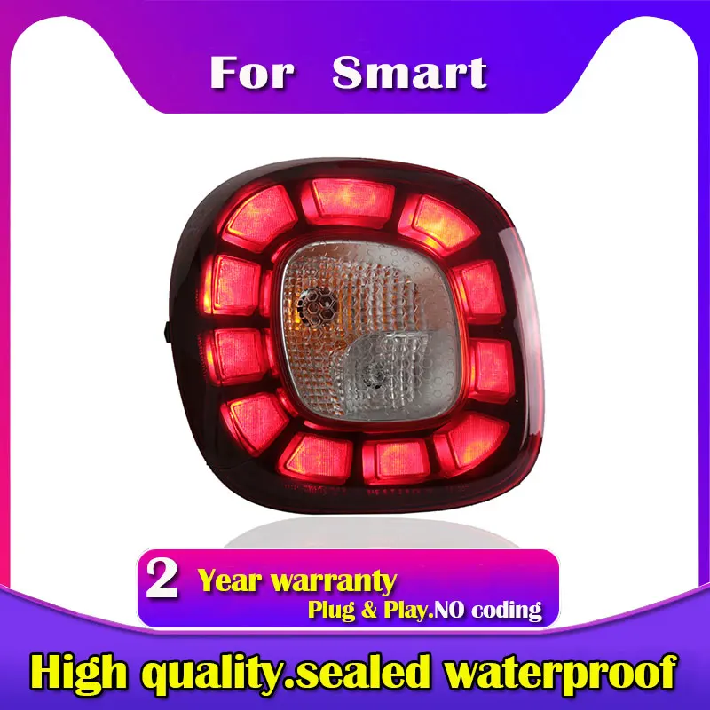 LED Taillights For Mercedes Benz Smart 453 Fortwo/forfour 2014 - 2019 DRL Signal LED Car Tail Lamp Assembly
LED Taillights For Mercedes Benz Smart 453 Fortwo/forfour 2014 - 2019 DRL Signal LED Car Tail Lamp Assembly