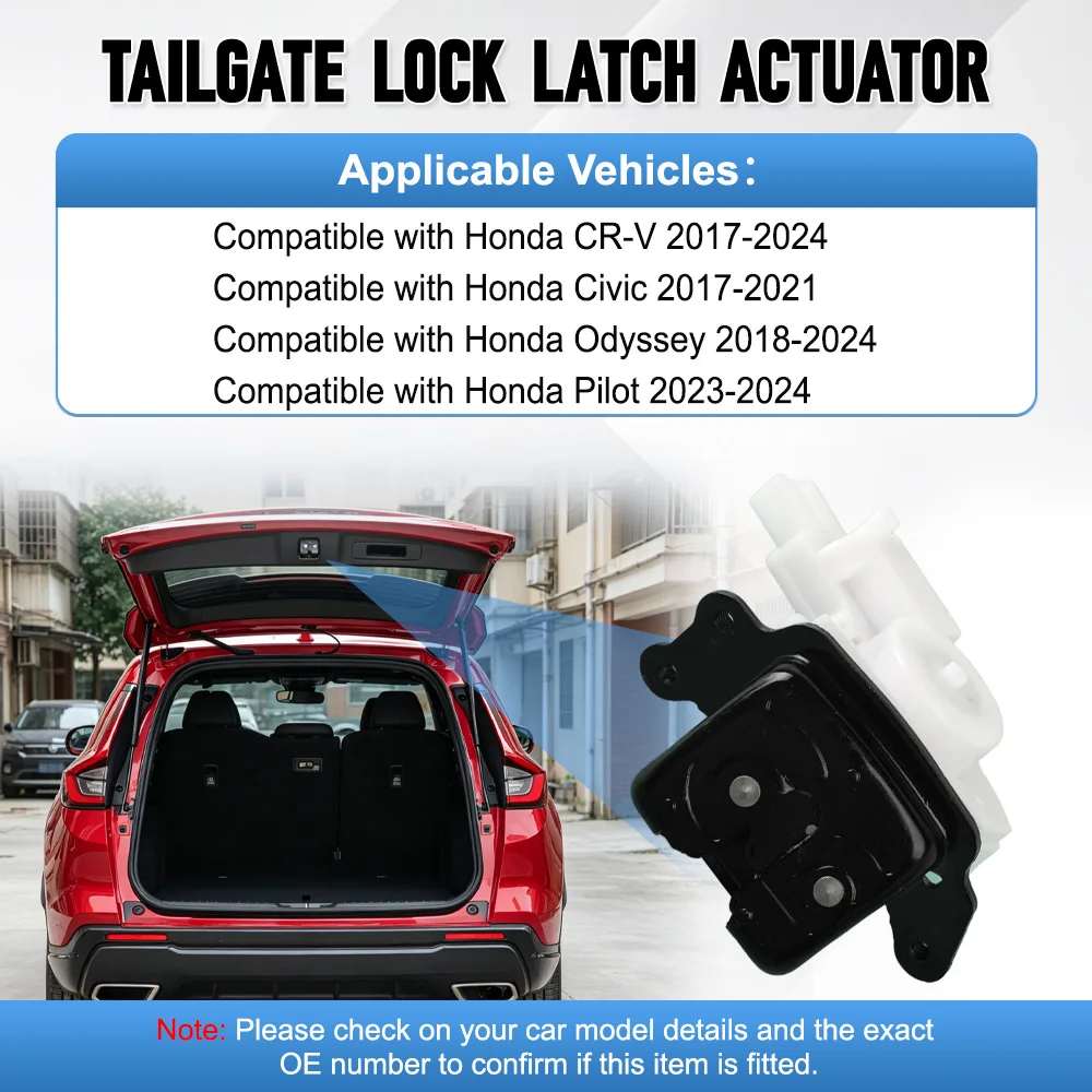 4 Pins Rear Tailgate Trunk Door Lock Latch Actuator For Honda CR-V Civic Odyssey Pilot 74800TLAA01, 74800-TLA-A01, 94053
4 Pins Rear Tailgate Trunk Door Lock Latch Actuator For Honda CR-V Civic Odyssey Pilot 74800TLAA01, 74800-TLA-A01, 94053