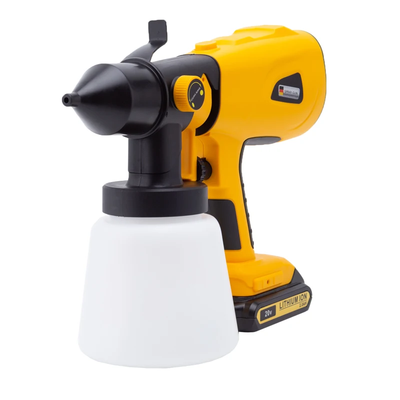 800ML Electric Spray Gun Cordless Paint Sprayer Auto Furniture Steel Coating Airbrush Compatible For DeWalt 18V Battery
800ML Electric Spray Gun Cordless Paint Sprayer Auto Furniture Steel Coating Airbrush Compatible For DeWalt 18V Battery