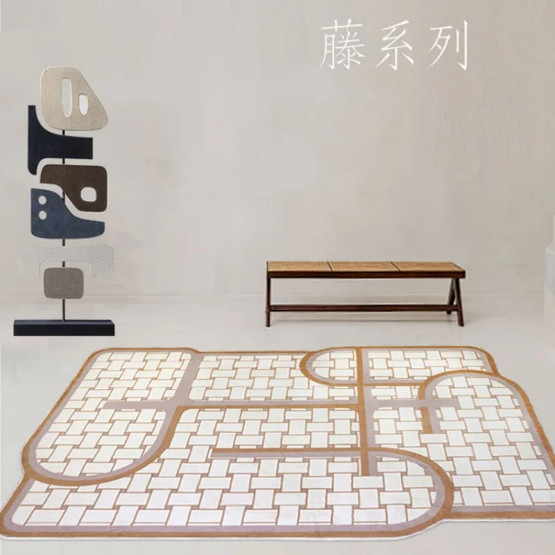 Modern Minimalist Carpets for Living Room Irregular Thick Lounge Rug Home Study Non-slip Mat Nordic Bedroom Decor Plush Carpet
Modern Minimalist Carpets for Living Room Irregular Thick Lounge Rug Home Study Non-slip Mat Nordic Bedroom Decor Plush Carpet