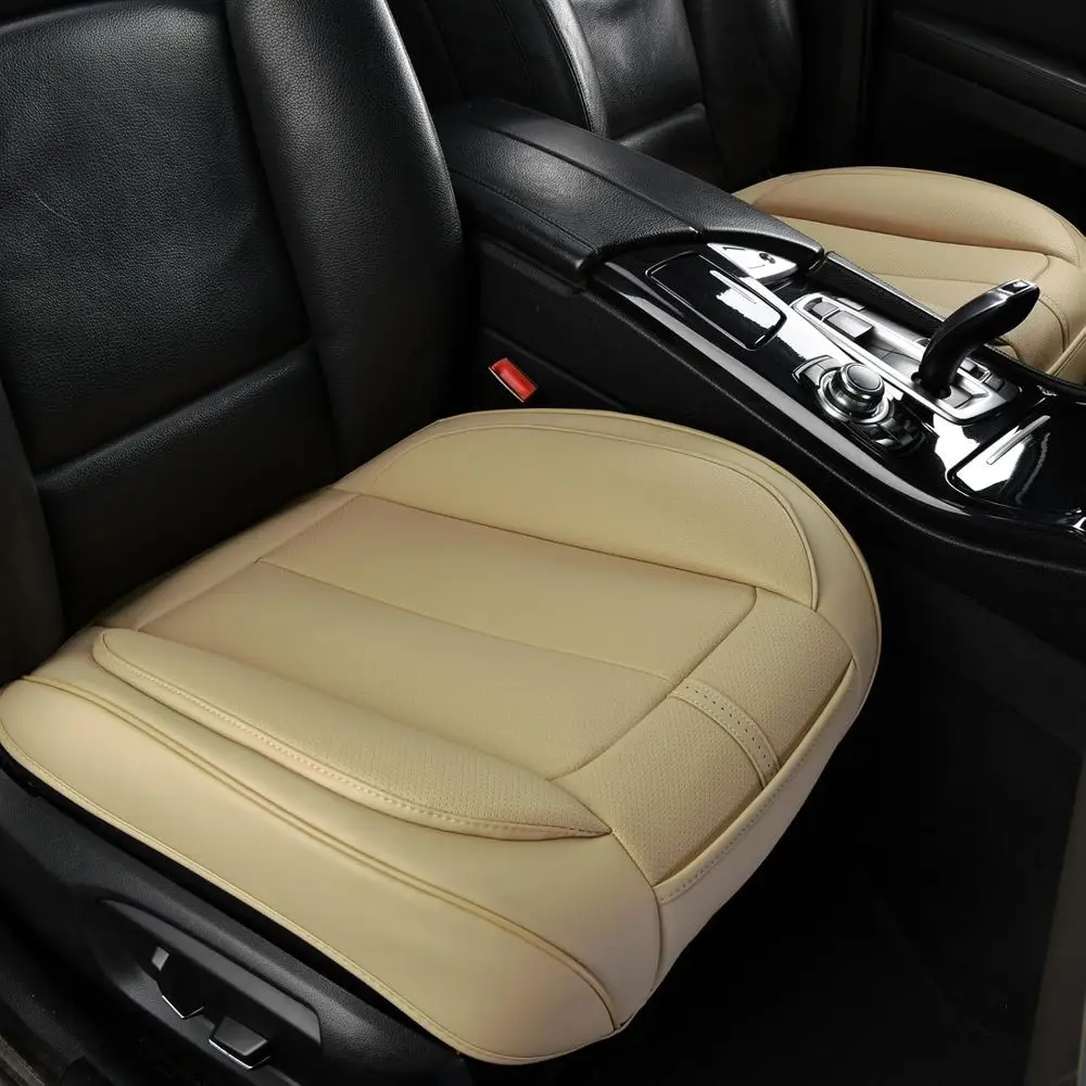 Universal Front Car Seat Covers Bottom Only, Premium Leather, Anti-Slip Padded, Full Wrap Seat Protector with Storage Pocket for
Universal Front Car Seat Covers Bottom Only, Premium Leather, Anti-Slip Padded, Full Wrap Seat Protector with Storage Pocket for
