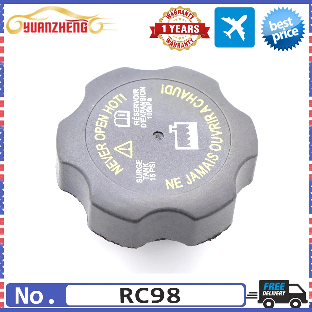 Car RC98 Coolant Tank Cap 15075118 For Buick Enclave Cadillac SRX Chevy Silverado Express Suburban GMC Sierra Yukon Hummer H2
Car RC98 Coolant Tank Cap 15075118 For Buick Enclave Cadillac SRX Chevy Silverado Express Suburban GMC Sierra Yukon Hummer H2