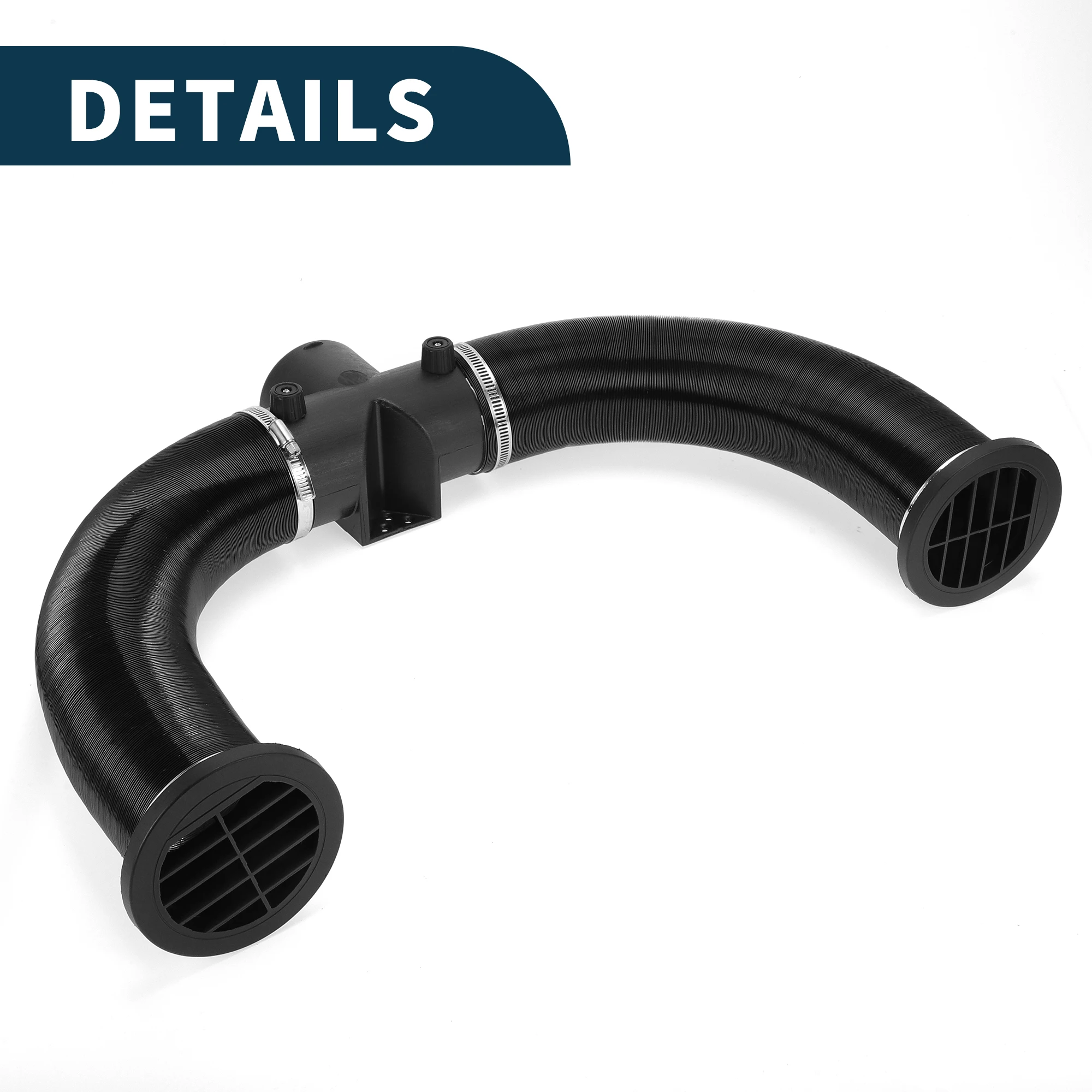 UXCELL Car Truck RV Bus Van Car Heater Duct Pipe Hose Set with 2Pcs Round Air Vent Outlet Cover 75mm ID 80cm Max l
UXCELL Car Truck RV Bus Van Car Heater Duct Pipe Hose Set with 2Pcs Round Air Vent Outlet Cover 75mm ID 80cm Max l