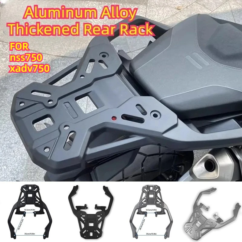 Rear Luggage Rack Top Case Rack Aluminum Thickened for NSS750 XADV750 2021-2026 Motorcycle Accessories
Rear Luggage Rack Top Case Rack Aluminum Thickened for NSS750 XADV750 2021-2026 Motorcycle Accessories