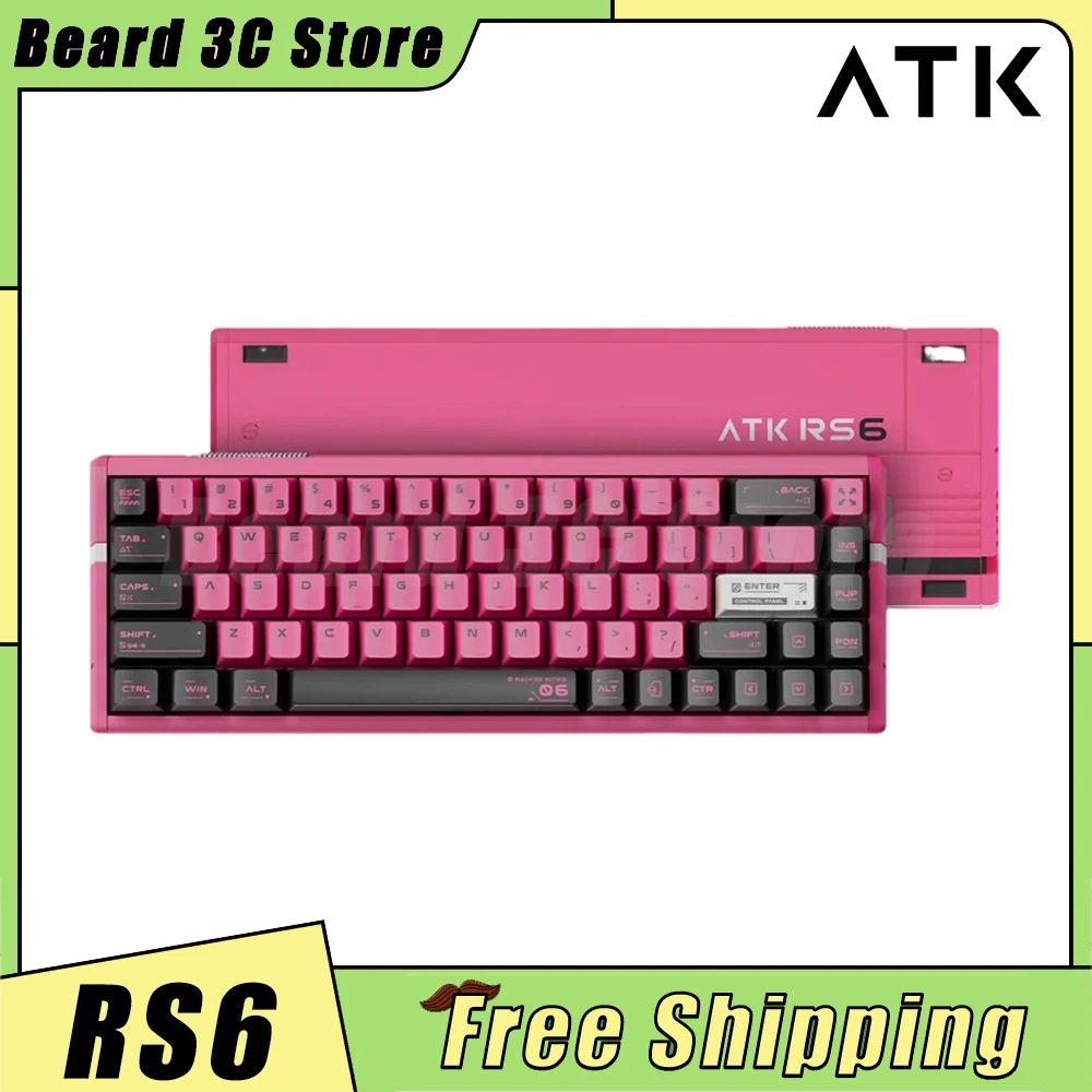 ATK RS6 Клавиатура с магнитным переключателем Проводная индивидуальная механическая клавиатура Rt0.005 мм Ttc Gateron Jade Pro Игровой переключатель Vorlant Csgo
ATK RS6 Клавиатура с магнитным переключателем Проводная индивидуальная механическая клавиатура Rt0.005 мм Ttc Gateron Jade Pro Игровой переключатель Vorlant Csgo