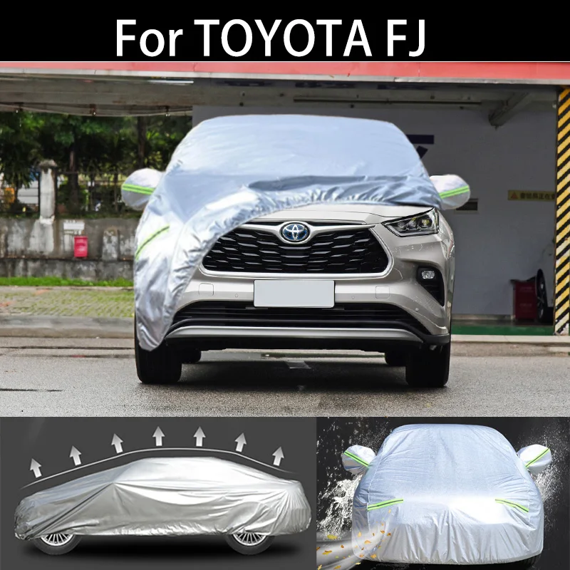 For TOYOTA FJ car Cover Dustproof Outdoor Indoor UV Snow Resistant Sun rain Protection waterproof hail cover for car
For TOYOTA FJ car Cover Dustproof Outdoor Indoor UV Snow Resistant Sun rain Protection waterproof hail cover for car