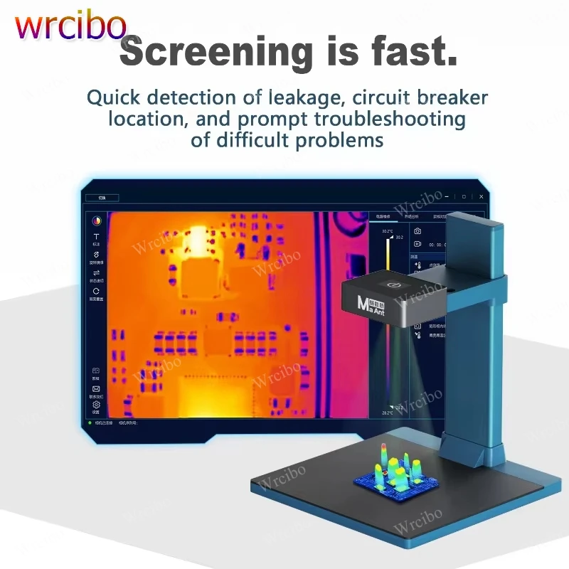 MaAnt RC-5 Infrared Thermal Imaging Analyzer 3D Thermal Field Distribution For Circuit Leakage Short-Circuit Location Tool
MaAnt RC-5 Infrared Thermal Imaging Analyzer 3D Thermal Field Distribution For Circuit Leakage Short-Circuit Location Tool