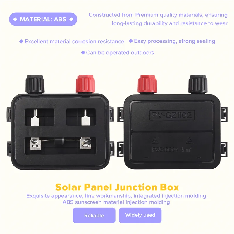 Фотоэлектрическая распределительная коробка 60-1500 Вт водонепроницаемая IP67 для аксессуаров для разъемов фотоэлектрической солнечной системы
Фотоэлектрическая распределительная коробка 60-1500 Вт водонепроницаемая IP67 для аксессуаров для разъемов фотоэлектрической солнечной системы